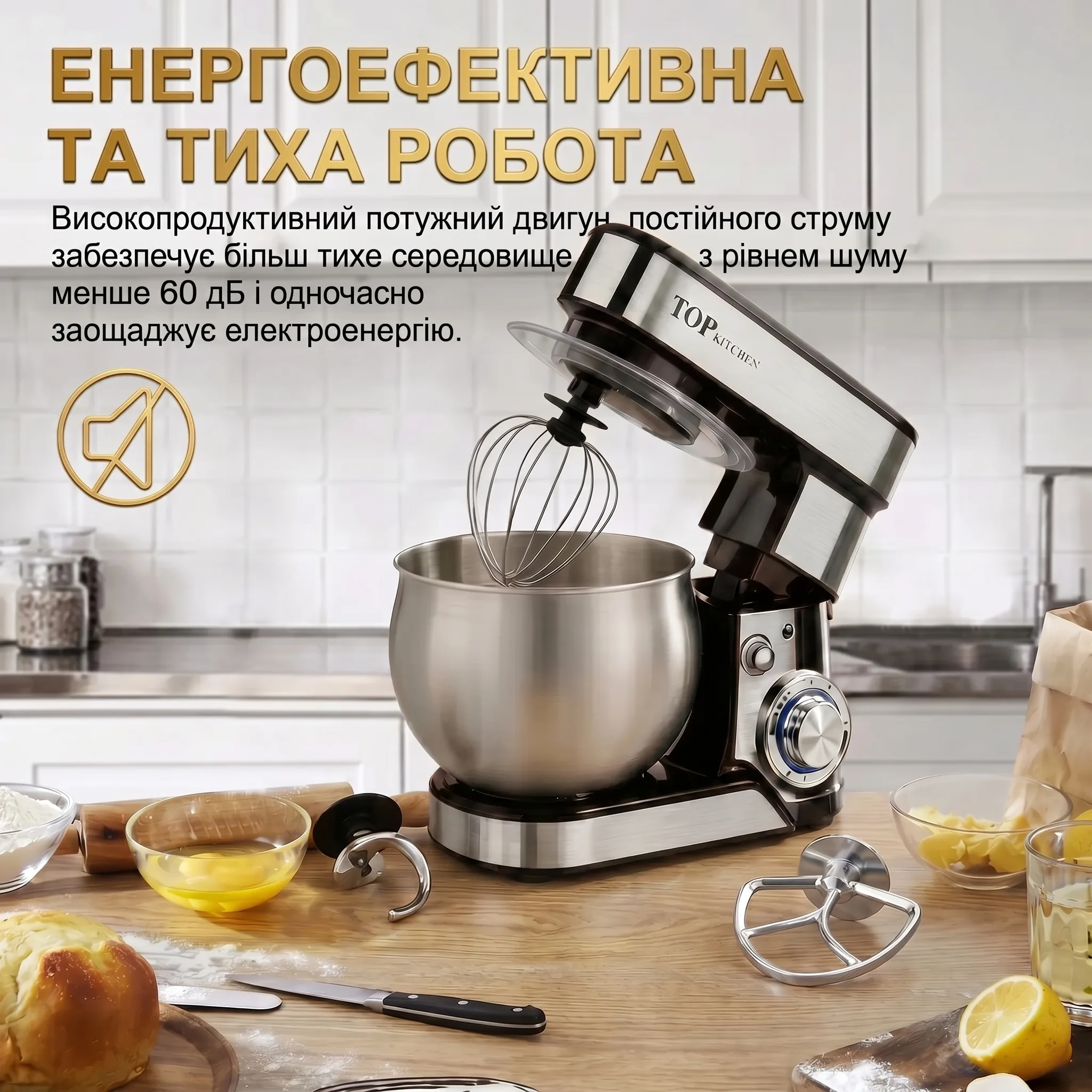 Енергоефективна тиха робота міксера